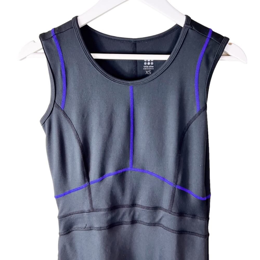 Title Nine Dream Black Athletic Dress Athleisure Tennis Golf Pickleball XS - Picture 2 of 7